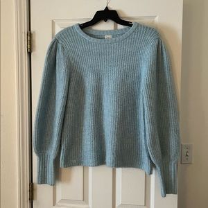 baby blue sweater